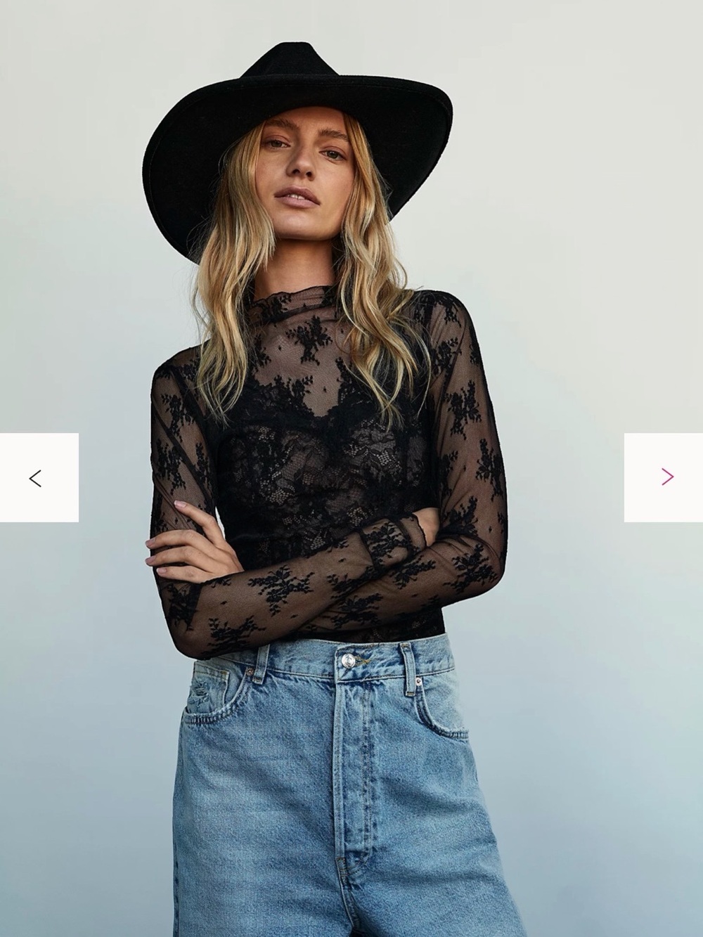 Free People Lady Lux Layering Top - Sm - EUC